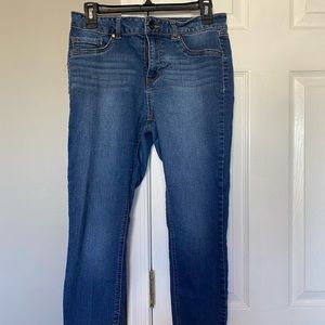 Sz 9 denim stretch skinny legs